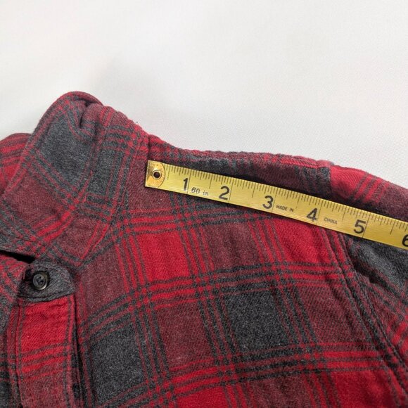 MADEWELL Plaid Flannel Button Down Shirt Women's Tag size S - Picture 8 of 13
